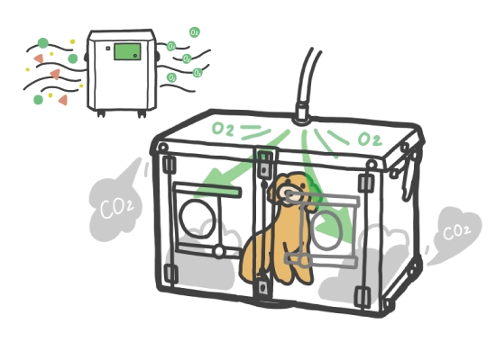 ペット用酸素室 - 犬用品